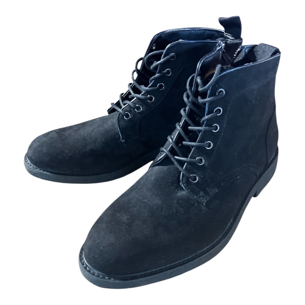 H&M Men's Charcoal Lace-Up Boots
